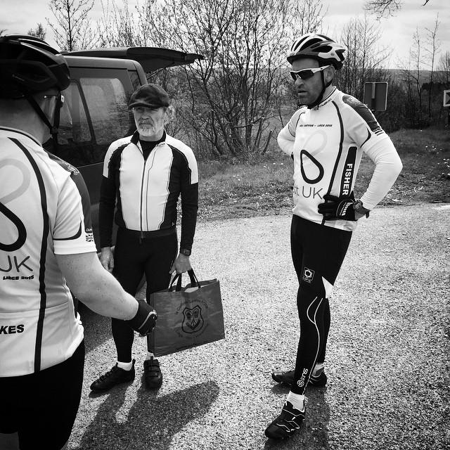 TobyEgelnick's tweet photo. @SouthwoodRJ talking team tactics at the top of Cote de la Haute Levee.
#LBL2015 @RettUK http://t.co/JjjMVfDBff