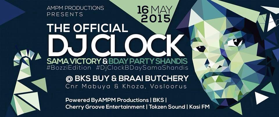 DjClock's tweet photo. Keep the date 16th May 15, my home town, Vosloo, #ProudlyKathorus #EkurhuleniRaisedMe http://t.co/3LADoEkoHj