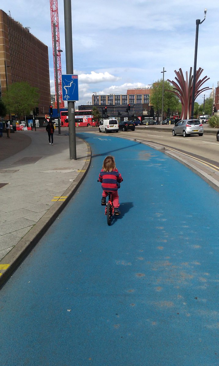 @SarahEHBurr <a href="/claudiacorrigan/">Claudia Corrigan</a> <a href="/TfL/">TfL</a> I thought you might like to see this pic of my 4yo cycling on CS2x. Thank you!