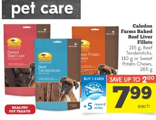 caledon farms sweet potato chews