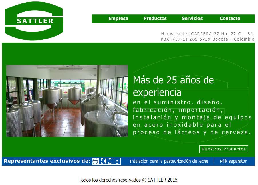 SantillanoWeb's tweet photo. Clientes SantillanoWeb: Sattler. http://t.co/k90IeY0wWn #empresas #colombia #FelizMartes http://t.co/hnv1HgjBOV