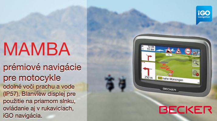igo_sk's tweet photo. GPS navigácie pre motocyklistov Becker Mamba - odolné voči prachu vode, Blanview displej, iGO http://t.co/x1NoG6LV99 http://t.co/CXpPbKOHyF