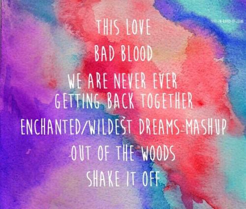 tayliswift's tweet photo. 1989 tour setlist☆彡 #1989TourTokyo http://t.co/JR6ftZhHqb