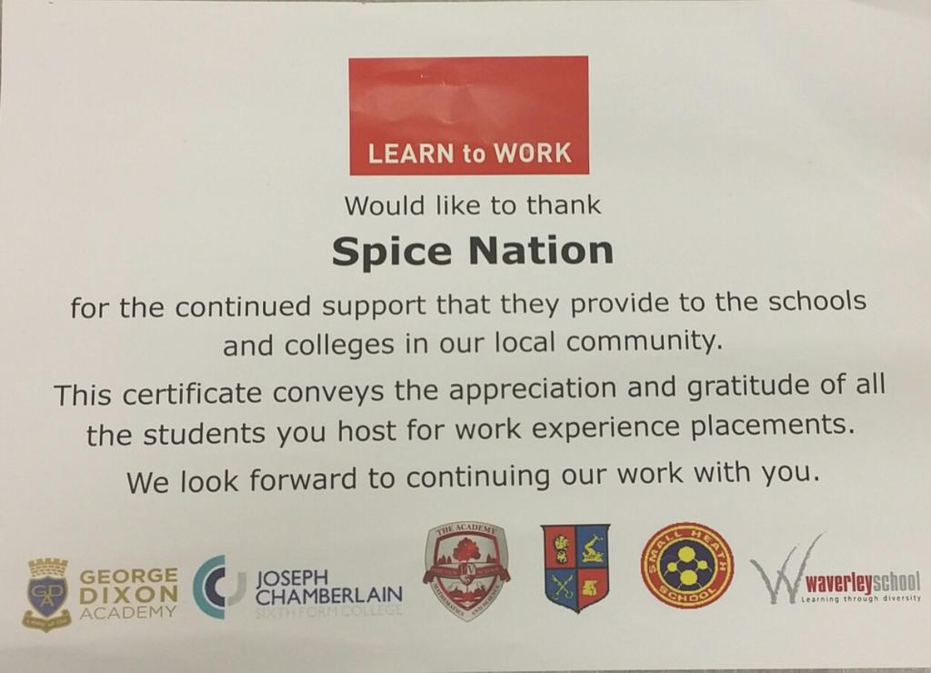 SpiceCorner's tweet photo. Continuing to support #birmingham local schools #TheAcademyParkView #SmallHeathSchool  #WaverleySchool http://t.co/Fk1Cgc8ZA3