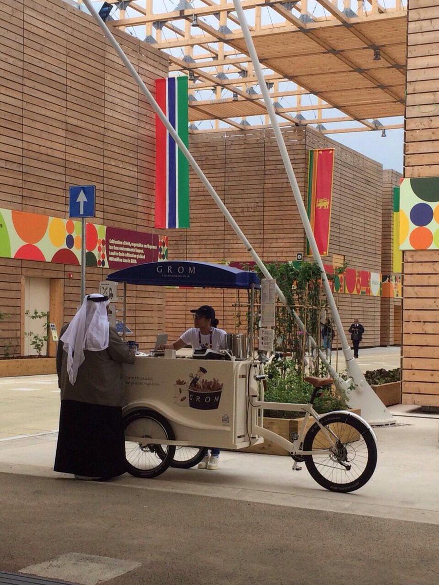 Grom_gelato's tweet photo. Created in Italy. Delighting the world ...  @Expo2015Milano ;-) http://t.co/S4ENCMtVvJ