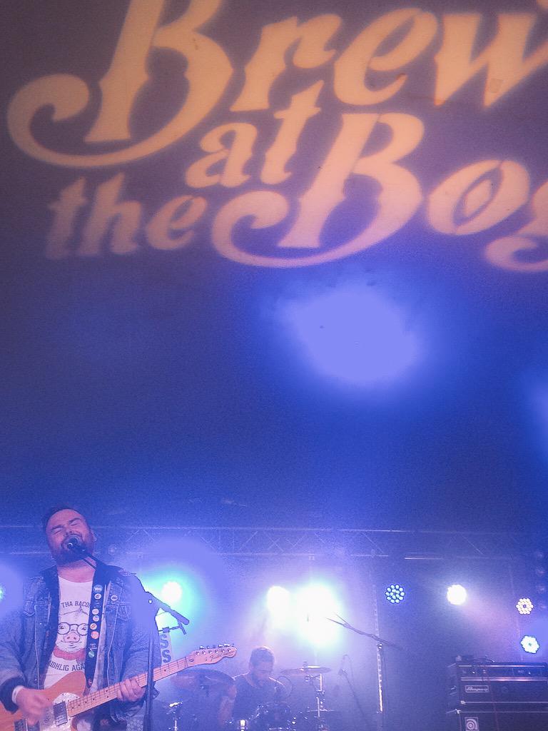 caitlinsonachan's tweet photo. One of my tshirts made it onto the Main Stage at this year's @BrewBog. Gaelic puns are in. #KidCanaveral #brew15 http://t.co/A8ul92bk34