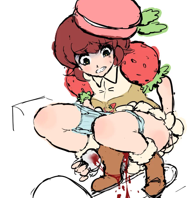 @yakumaru_179 ぎょえーほんまかい。これはまじで経血ジャム描くしかないかー。グロ中尉 