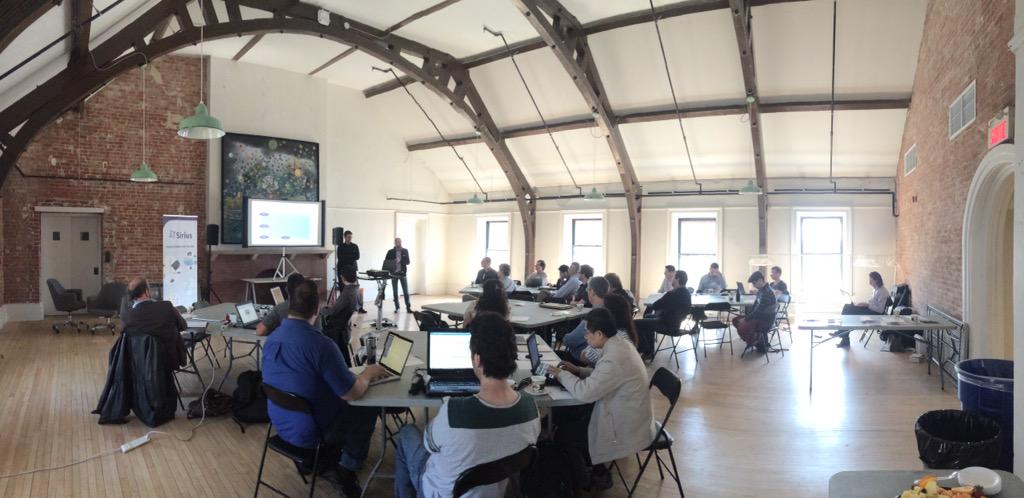 McPaga's tweet photo. Nice starting of #sirius roadshow in Montreal with @obeo_corp http://t.co/wjJj5NF3WQ