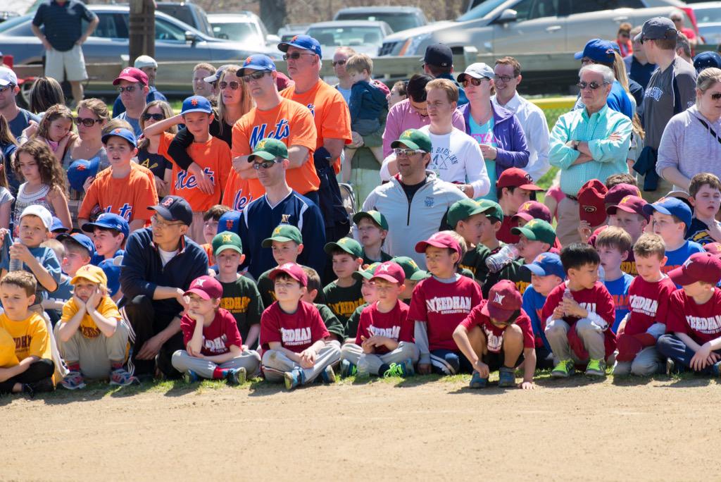 NeedhamBall's tweet photo. More great shots from our Opening Day. Thanks @alisonborrelli and Luis Tiant! http://t.co/cxF1vfWSDY