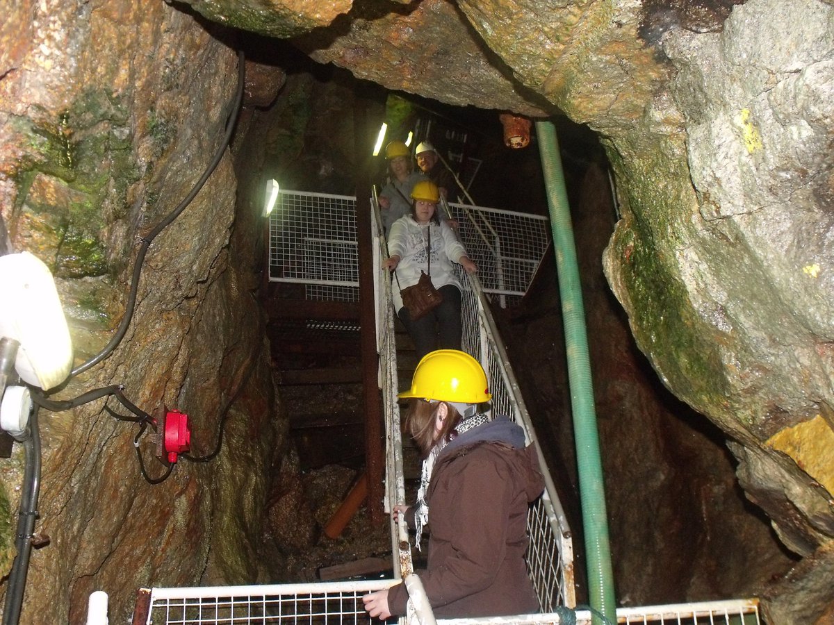 On the underground tour at #Poldarkmine. Come and take the plunge this summer #Poldark #Cornishmining #Miningheritage