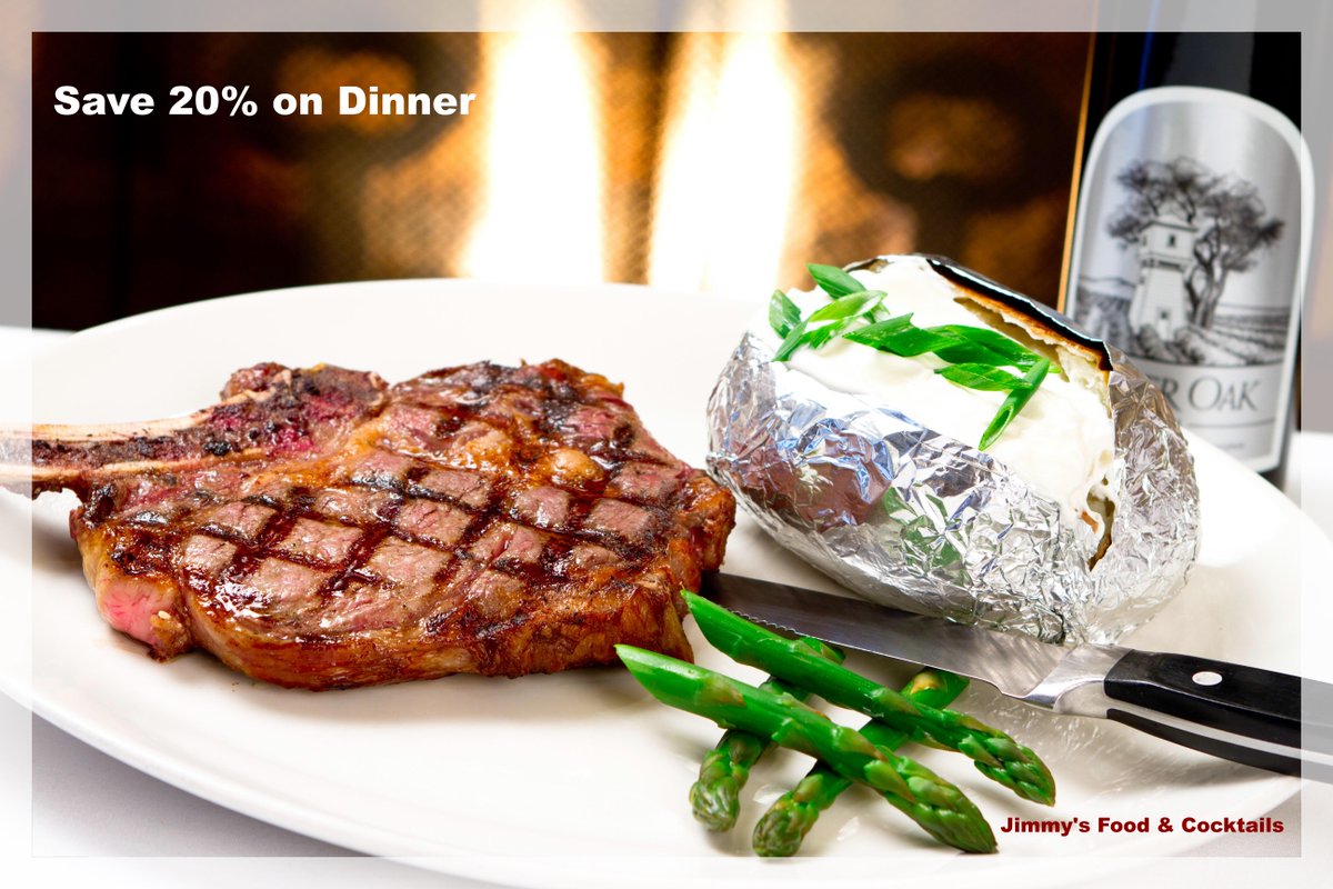 Take 20% off your entire bill at Jimmy's Food &amp; Cocktails in #Minnetonka: 

 bit.ly/Jimmysdl