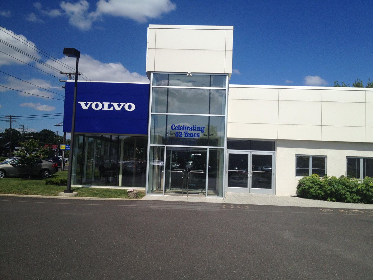 normansglass's tweet photo. Cherry Hill Volvo | Volvo Dealership in Cherry Hill.  Curtain wall, auto showroom doors, aluminum framing, glass. http://t.co/uqLvB4yuzd