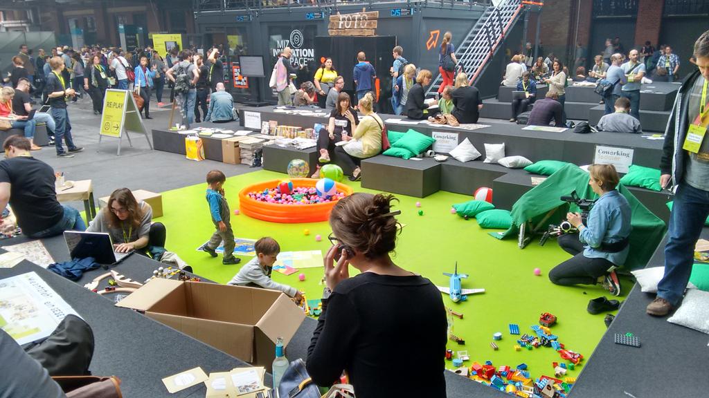 Raum für Kinder auf der #rp15 #ilike