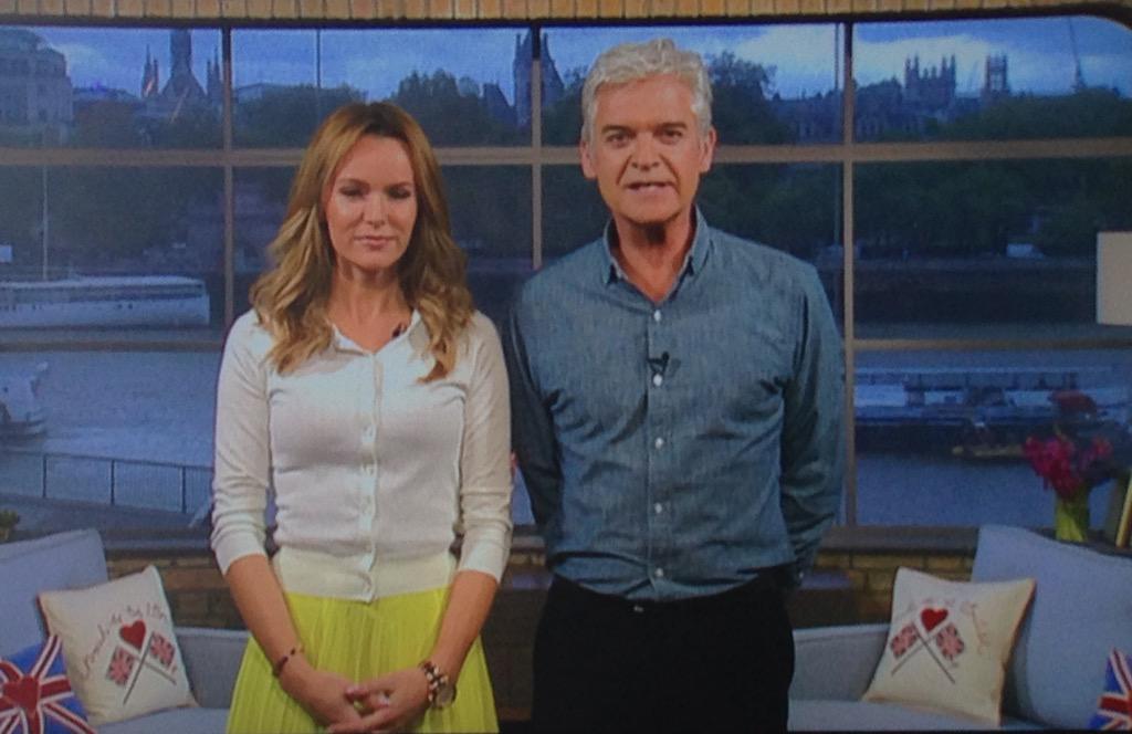 Chris_Grigg1987's tweet photo. Fabulous show @itvthismorning with #CatherineTate & @therealgokwan tips on #KatesLookForLess & @StephenMulhern 4 @BGT http://t.co/Qz1OafEno3