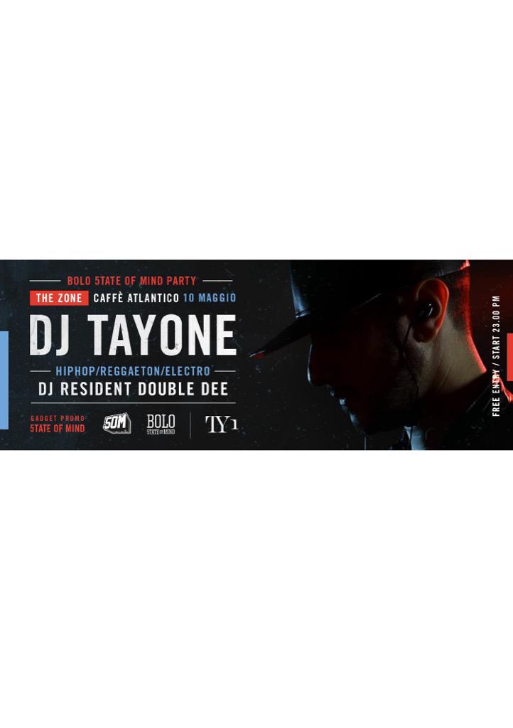 OfficialDouble's tweet photo. DOMENICA SERA!! @djtayone in CONSOLLE ALL ATLANTICO!! #sbam #deejay #bomba #casadouble #thezone http://t.co/Pq8kE5lq20