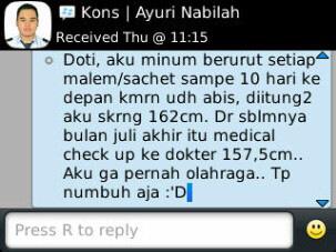 doktertinggi's tweet photo. Kak Ayuri dari 157 cm jadi 162 Cm YEAHHHH !!! Kamu MAU jadi Bukti Selanjutnya ?? Hub contact yg ada di Bio Doti ya😊 http://t.co/8rs9wzLVFQ