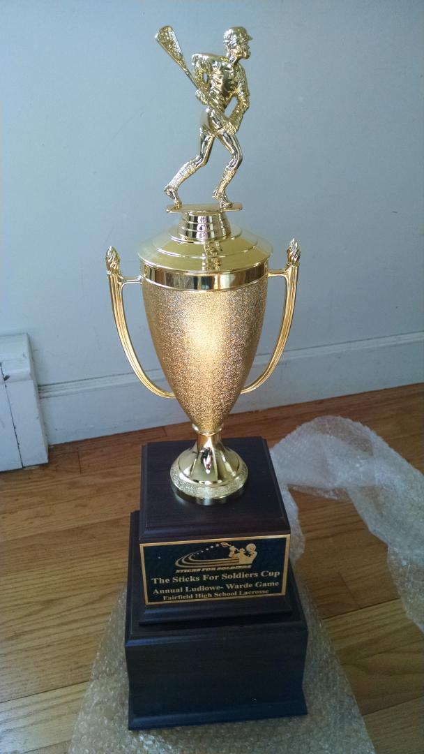 WardeLax's tweet photo. Join us 2night @FairfieldWarde for the inaugural game of the #sticksforsoldiers cup.  7 pm @WardeMustangs v @flhslax http://t.co/UbufgKQim4