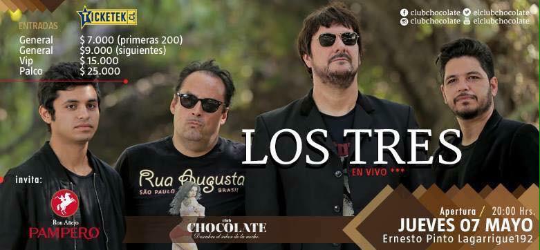 Imperdible concierto de <a href="/lostres/">Los Tres</a> este jueves en nuestro escenario. Asegura tu entrada! cc <a href="/bruffinelli/">RUFFINELLI</a> ⭐️✨