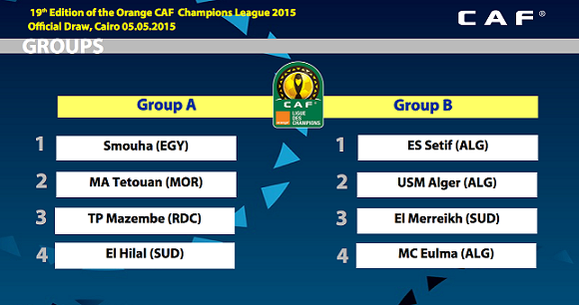 TwitteAlgerie's tweet photo. #CAFCL : L’ES #Sétif Avec L’#USMAlger, Le #MCE #Eulma Et #ElMerrikh
#Algerie #elkhadra
http://t.co/mTYqPypm01 http://t.co/g77Vdyo899