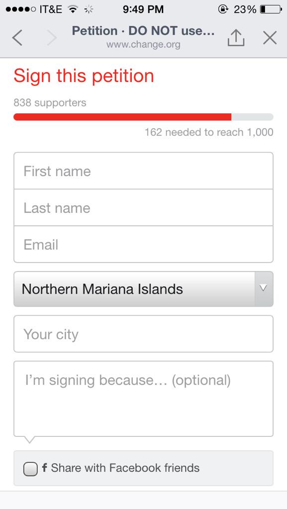 inakulul's tweet photo. https://t.co/jLKEWhDIir this is the petition to #SaveTinian & #SavePagan please just fill it out its so simple ๐๐ผ http://t.co/RTFJzwTVJE