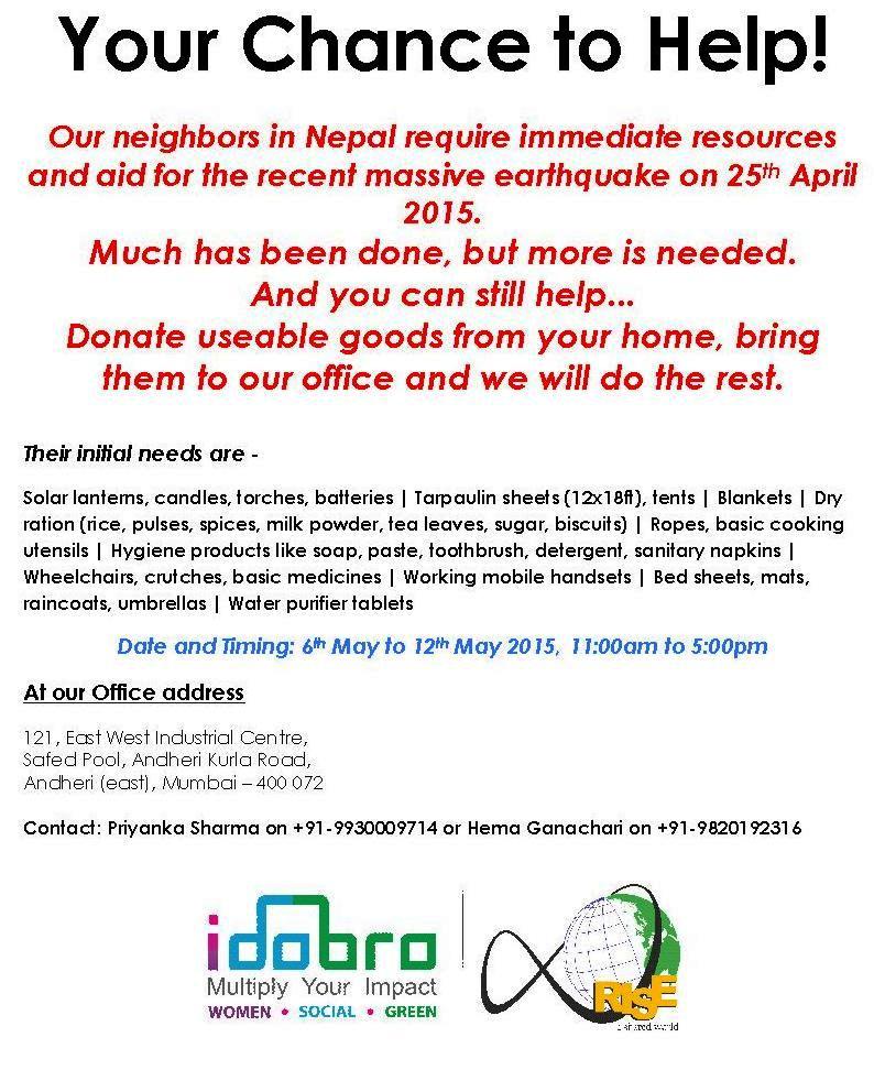 IdobroImpact's tweet image. Please Share #riseinfinity, #NepalEarthquake