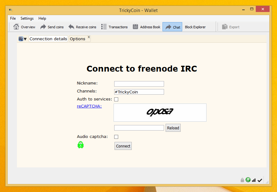 TrickyCoin's tweet photo. TrickyCoin New Wallet Released with IRC Chat and Block Explorer @bitcointalk @YobitExchange http://t.co/GYPcFSZcBM http://t.co/khBe92iXma