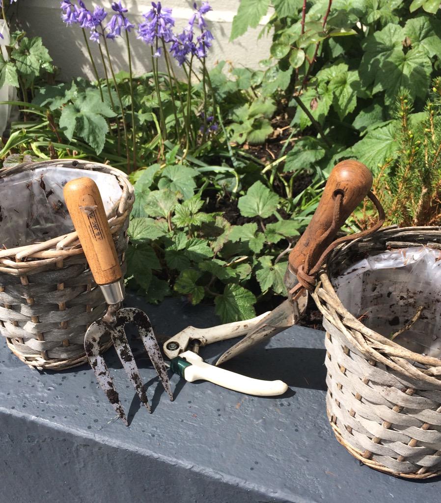 WildHoneyInn's tweet photo. Tools of the other "forgotten" trade. #abitofcatchinguptodo #gardenlife http://t.co/MyPLSJLOIt