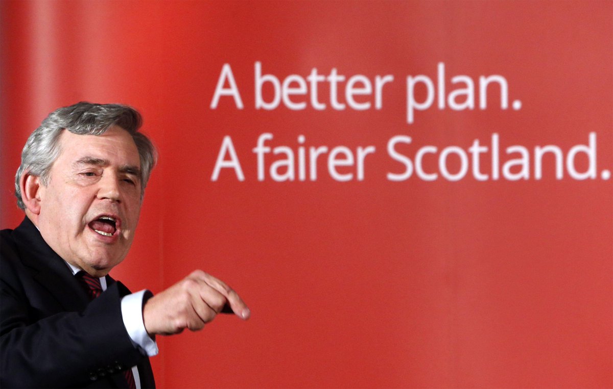 politicshome's tweet photo. Gordon Brown issues rallying cry against SNP 'noise' http://t.co/BuyedPX3QD http://t.co/U11aACVVnQ