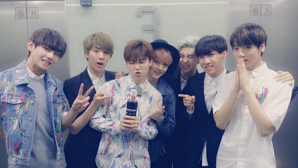  Picture  BTS  at sbs mtv the show  Twitter 150505 