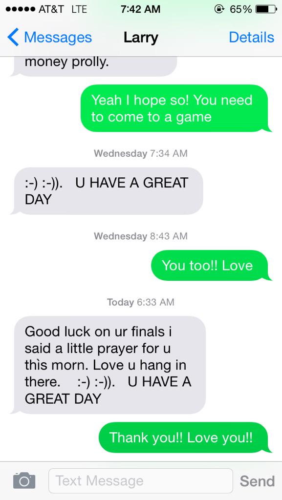 walkerhaley's tweet photo. It's the small things that make a day a million Times better!! 😁 http://t.co/2bNCBnYIxP