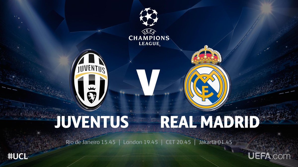 Tuesday's sole #UCL fixture promises to be a cracker ...
RT for a <a href="/juventusfc/">JuventusFC</a> win, FAV for <a href="/realmadrid/">Real Madrid C.F.</a>!