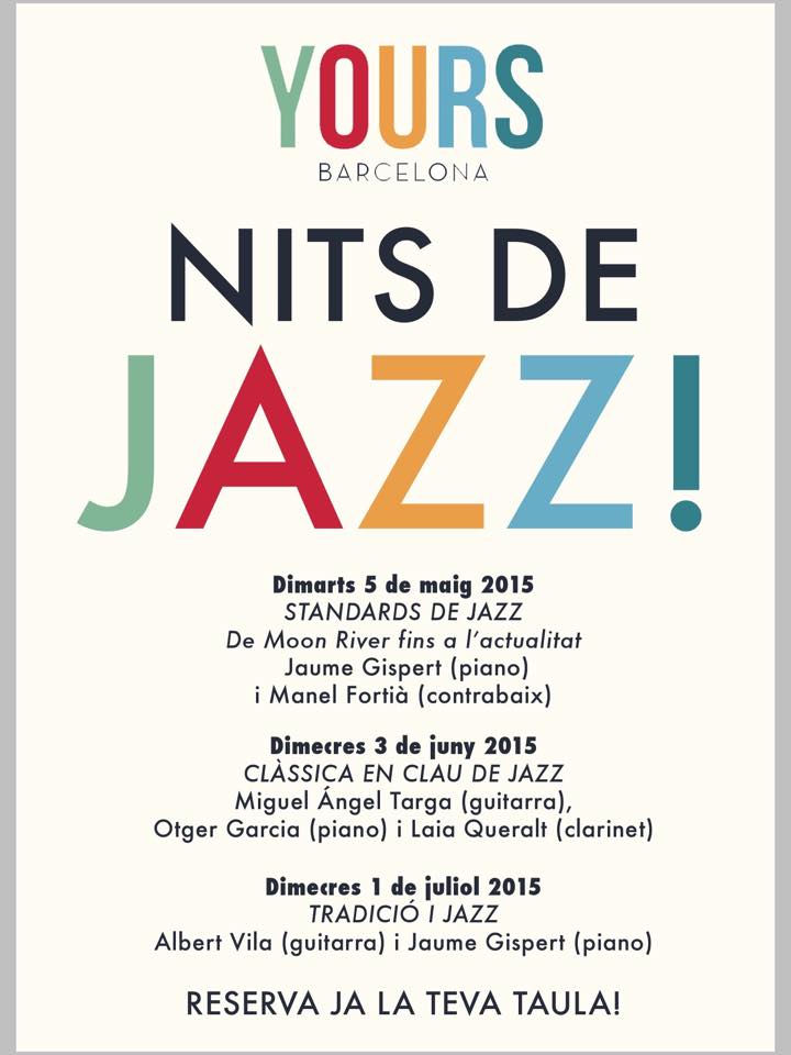 natruscat's tweet photo. Avui, sopa amb #natrus & viu el jazz al @YoursBCN, el nostre restaurant a #BCN. Hamburgueses musicals 100% naturals! http://t.co/xA8LGQnoCH