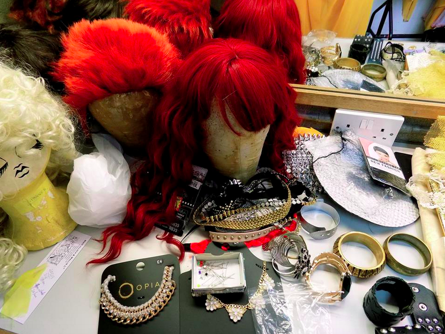 rcssdshows's tweet photo. Our glorious wigs! #makelovenotwar http://t.co/hWnvdKWBKh