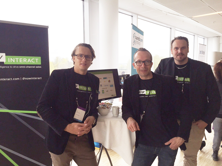 nowinteract's tweet photo. The #NowInteract crew are looking the business at #MCED15! http://t.co/MRWmXIVm5m