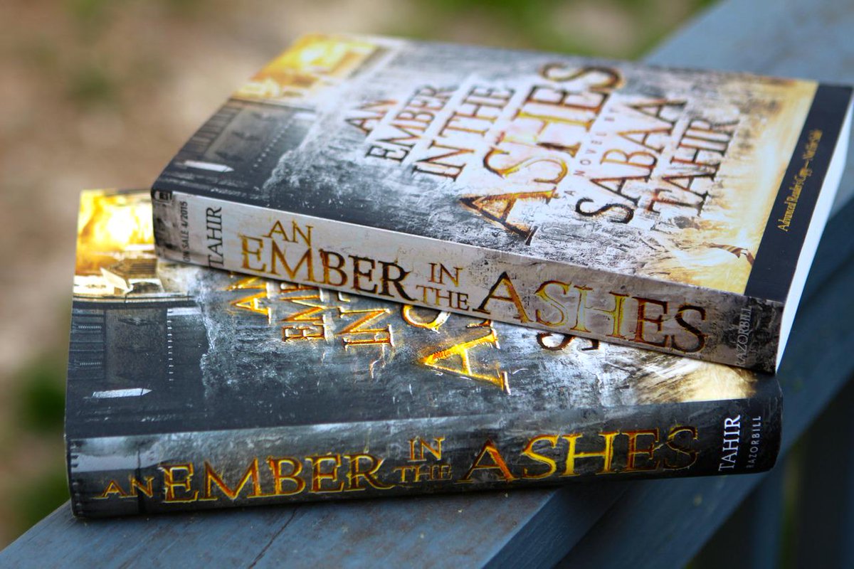 Cuddlebuggery's tweet photo. Flash Giveaway: RT &amp; Follow 2 win personalized copy or ARC of #AnEmberintheAshes. 2 winners! INTL! Ends this evening! http://t.co/f0kij4d6zH