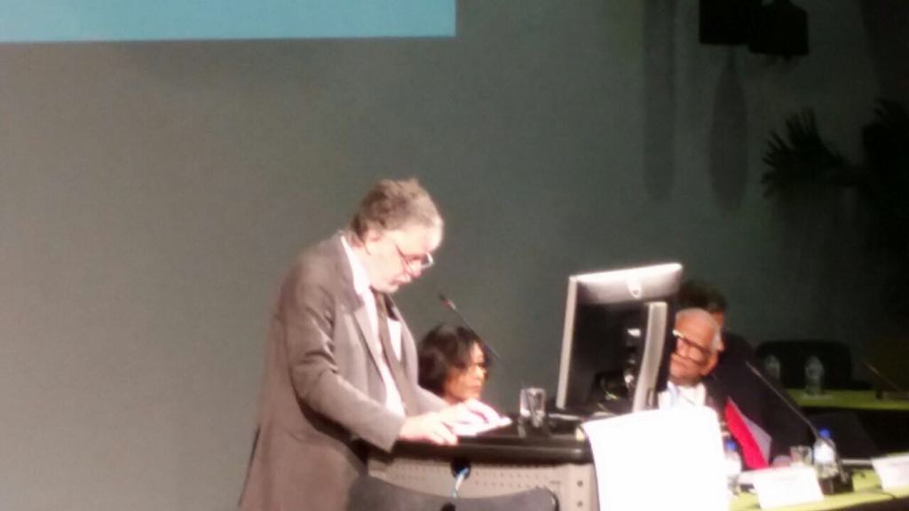 commonwealthsec's tweet photo. Dr Antonio Prado, Deputy Executive Secretary #UNECLAC - welcomes attendees to #Caribbean Forum http://t.co/48fqw2GY6v