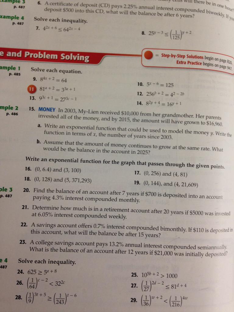 MathBreisinger's tweet image. Pg 488 #9-13 odd #16-19 all #24-29 all