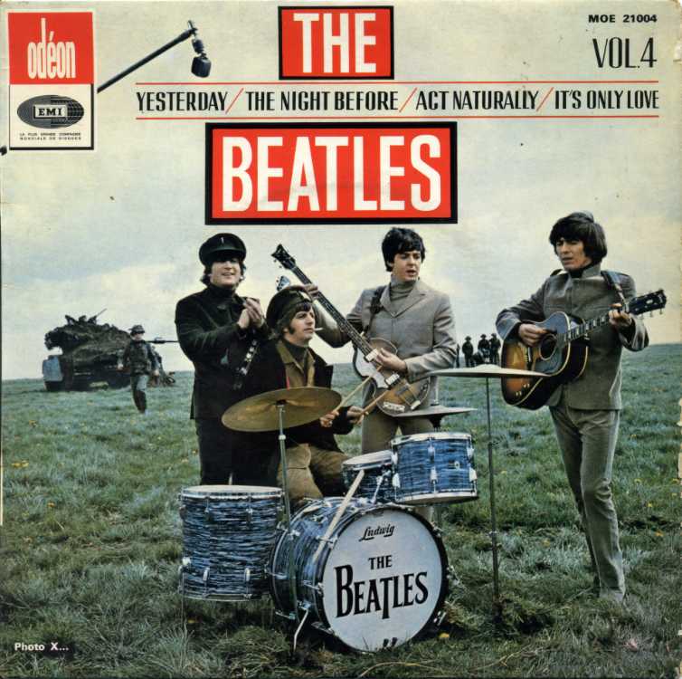 Today was cold and damp in 1965 when The Beatles were on Salisbury Plain near Stonehenge filming for the movie Help!