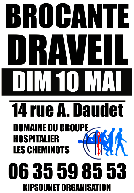 GHCheminots's tweet photo. Que faites-vous le 10 Mai prochain ? #GHC #brocante #draveil #essonne #videgrenier #evenement #10mai2015 http://t.co/5N7xw8JJgs