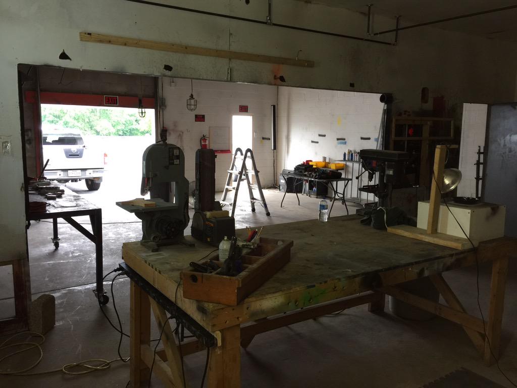 hellcrawler's tweet image. Now that our #scifi #shortfilm is wrapped, I have my shop in working order. Now it's time to design a spaceship!