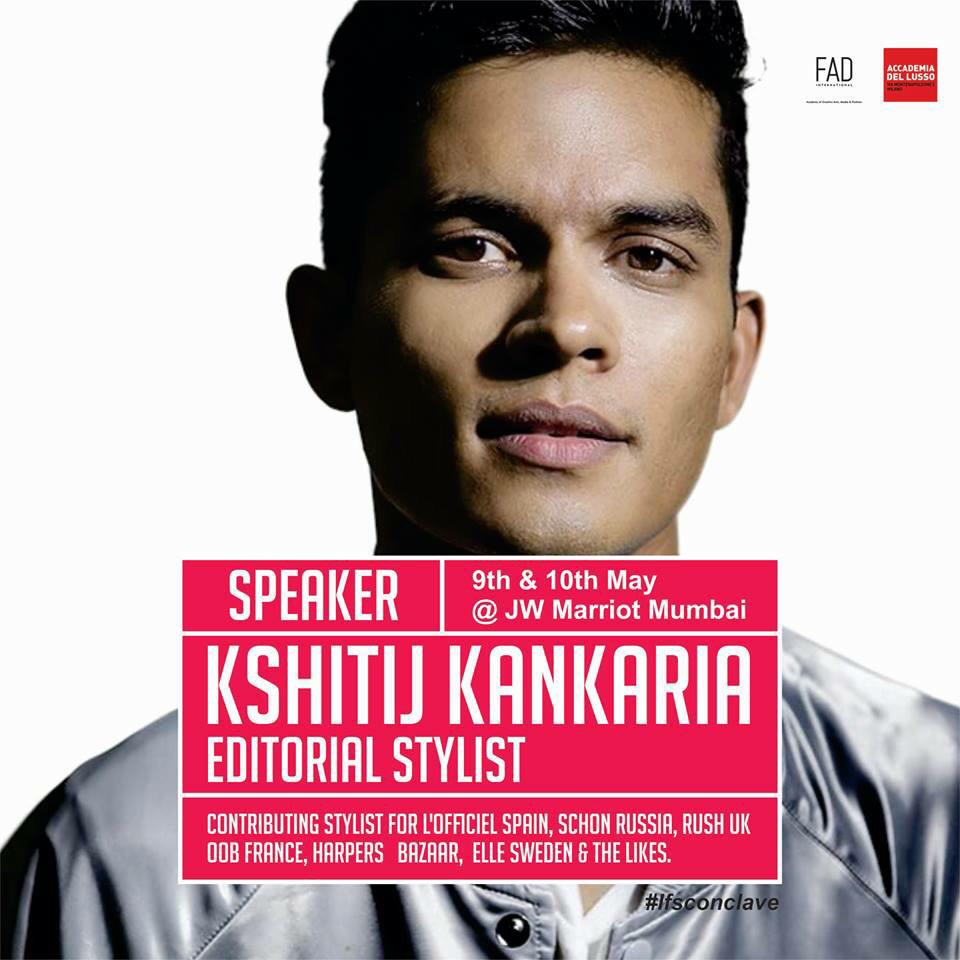 fadacademy's tweet photo. Contributing #Stylist for #L'Officiel #Spain, #Schon #Russia, #Rush #UK &amp; many more. Catch him at the LFS Conclave. http://t.co/asxSrjPodH