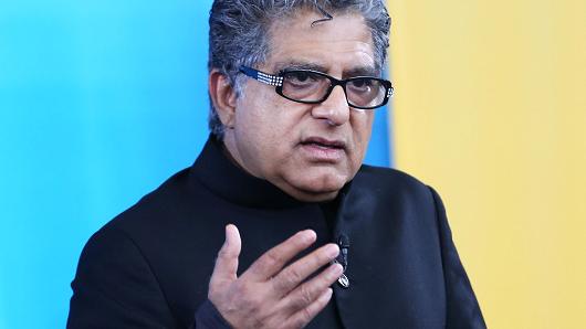 CNBC's tweet photo. Deepak Chopra has a tip for entrepreneurs: Don't just focus on making money » http://t.co/HXx7keLs5x http://t.co/6aCu7BYEh1