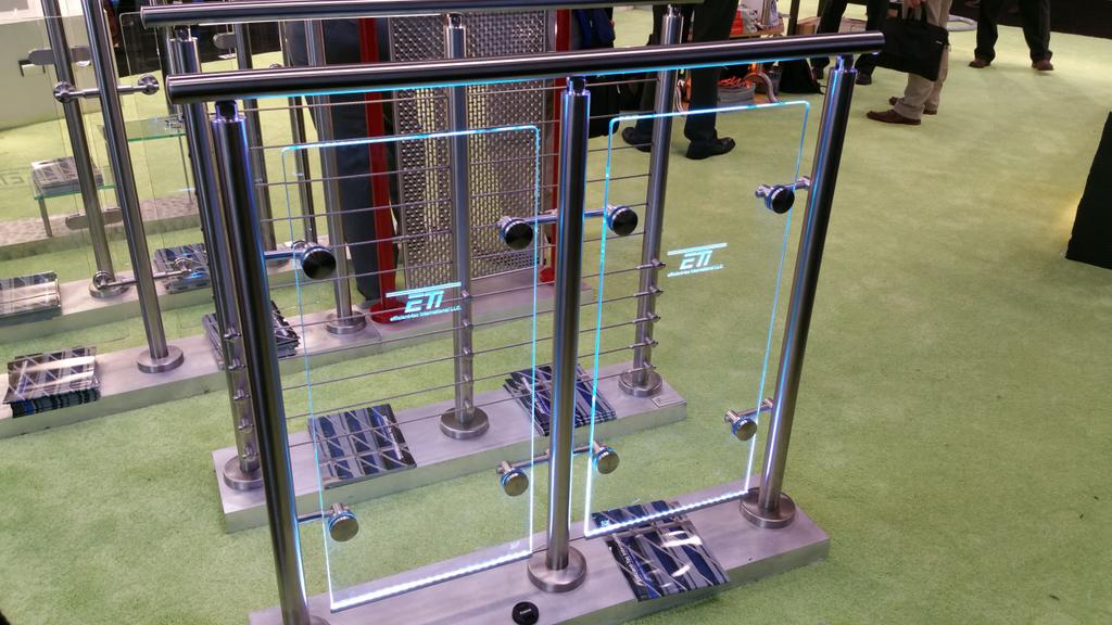 Lightbender67's tweet image. Nice dual purpose for rail lights.  Branding &amp;amp; identity.  ETI Ltg #LightFair2015