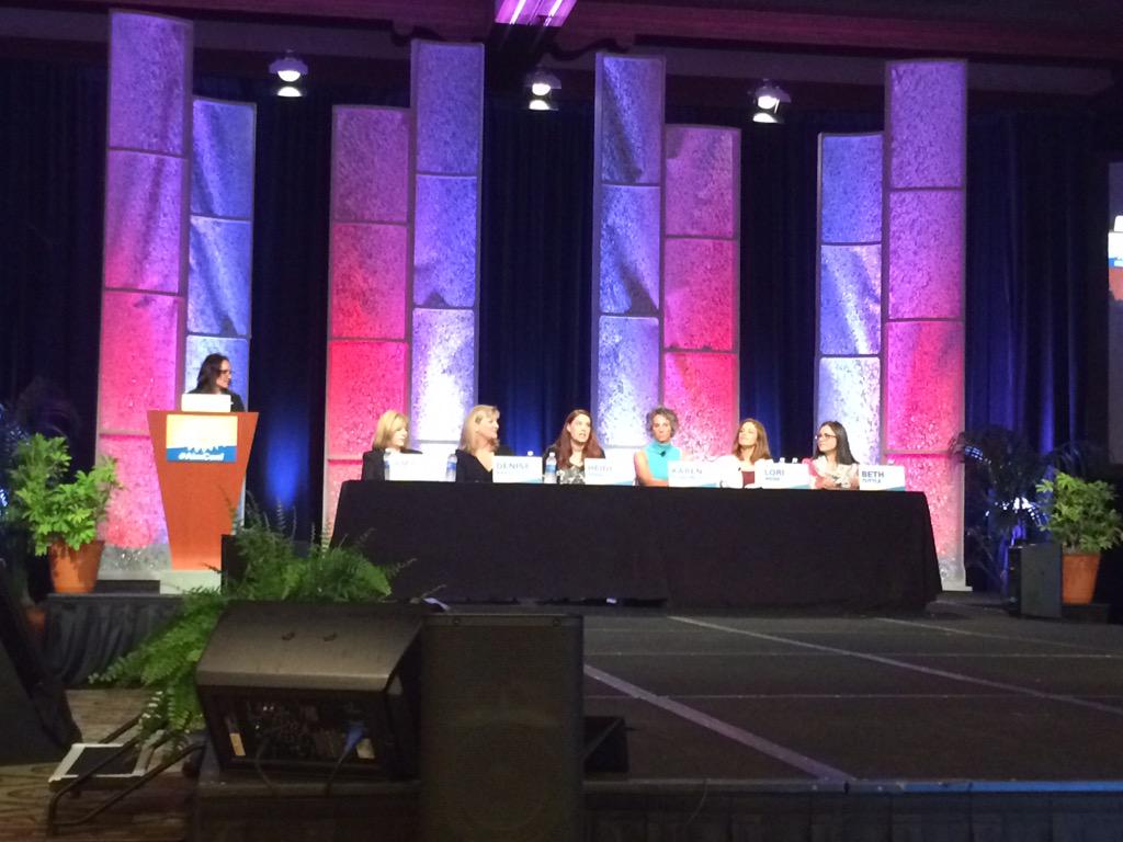 Denise Bailey rocking the house at #aimconf sharing our hyperlocal marketing tips with the help of our partner @getg5