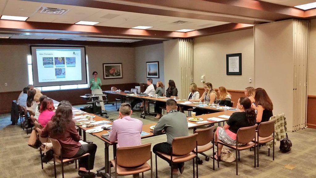 AzBloodCancer's tweet image. Thank you Nurse Jackie F @CancerCenter for presenting to the #Latino #Cancer Coalition today!