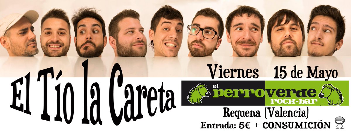 hambrederumba's tweet photo. Nosotros vamos! No te pierdas a @ElTioLaCaretA mañana viernes en la sala #PerroVerde. #REQUENA - #VALENCIA http://t.co/GC4nDUy2c1"