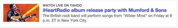 iHeartRadio's tweet photo. Hey @yahoo, @YahooMusic and @YahooLive, this looks pretty awesome! Which fans want to go? http://t.co/KrKoaM9Q0n http://t.co/mabx6eAZXc