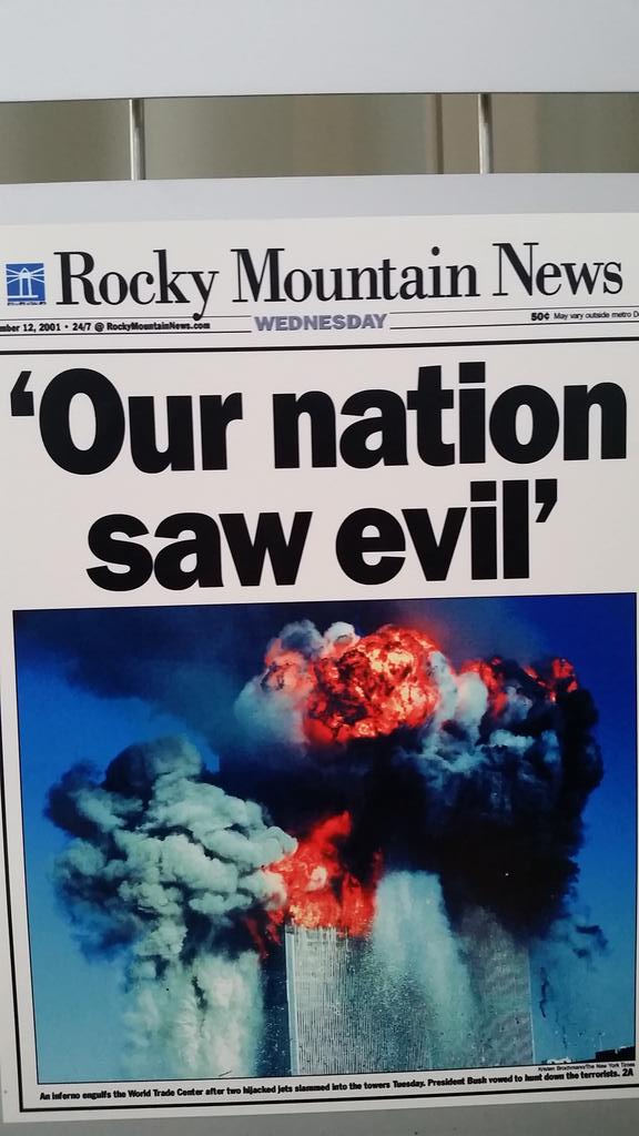 pmorrison2015's tweet photo. #dcskylion For me this was the most poignant headline in the Newseum. http://t.co/igkE6DlGKQ
