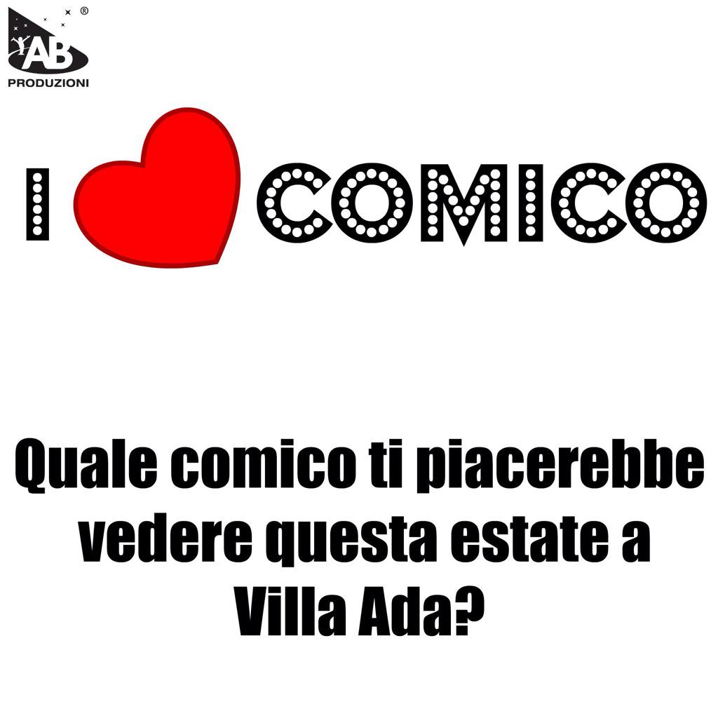 ABManagement1's tweet photo. Voi quale #comico vorreste vedere questa #estate a @VillaAda a #Roma?
#Pronti a ripartire con @ilovecomico http://t.co/6uQBl7Zk8M