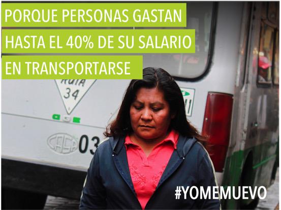 AngelicaVesgaR's tweet photo. 40% de la gente gasta entre 1.30 y 3 horas viajando. Pero además un alto porcentaje de salario. #YoMeMuevo http://t.co/3NRXAIPKD7